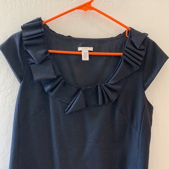 Black wool J. Crew dress - Picture 4 of 5